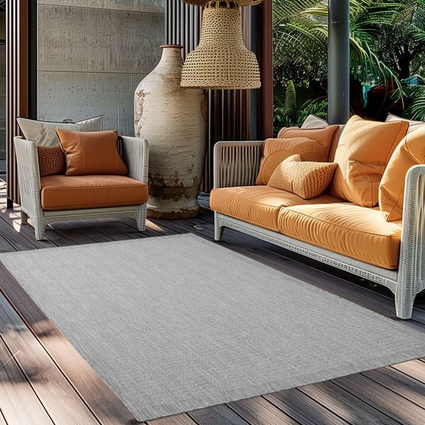 Lauko kilimas pilkos spalvos 80x250 cm Giza – Ayyildiz Carpets-image-1