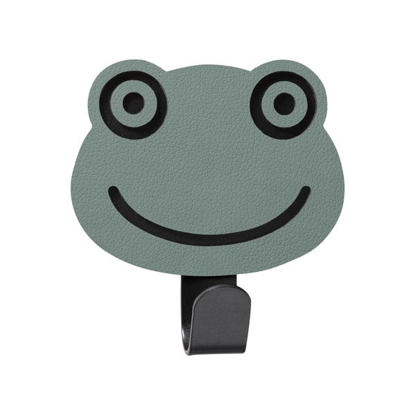 Su montavimu be gręžimo pilkai žalios spalvos iš plieno kablys Frog Nupo – LIND DNA