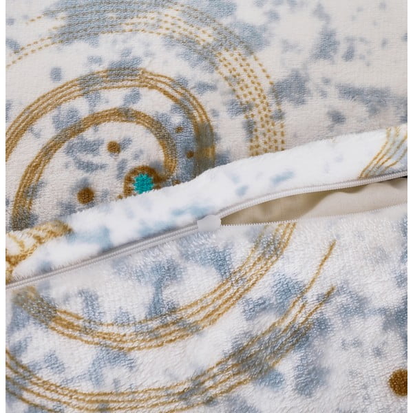 Iš mikropliušo viengulė patalynė baltos spalvos/mėlynos spalvos 140x200 cm Estrellas – My House-image-2