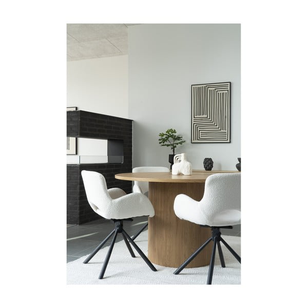 Apvalios formos valgomojo stalas iš tuopos ø 120 cm Boavista – House Nordic-image-3