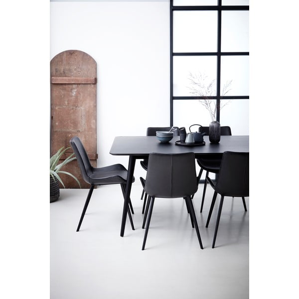 Juoda odinė valgomojo kėdė DAN-FORM Denmark Hype-image-2