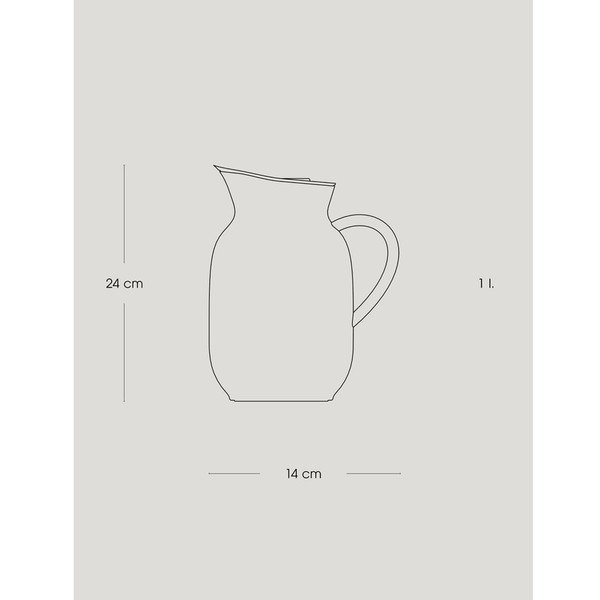 Sidabrinės spalvos iš nerūdijančio plieno termosas 1,2 l Amphora – Stelton-image-3