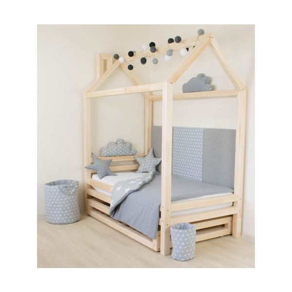 Vaikiška rožinė eglės lova "Benlemi Happy", 90 x 200 cm-image-4