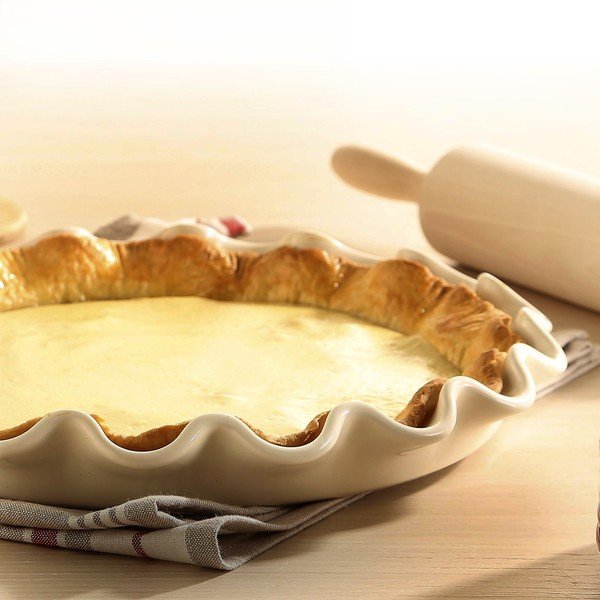 Sekli dramblio kaulo spalvos tortinė "Emile Henry", ⌀ 33 cm-image-2