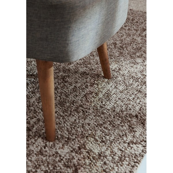 Skalbiamas kilimas pilkos spalvos 80x240 cm Rocco Taupe – Elle Decoration-image-4