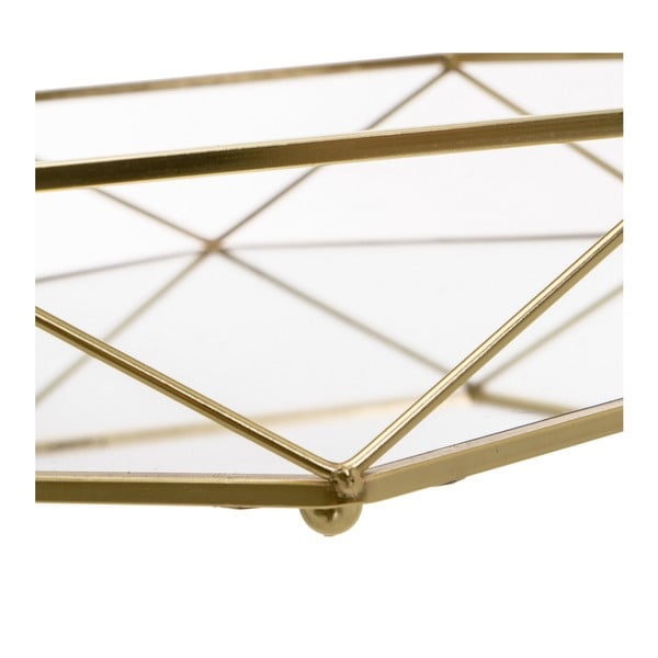 Iš metalo dekoratyviniai padėklai 2 vnt. ø 25 cm – Casa Selección-image-2