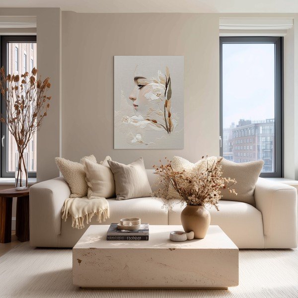 Paveikslas 60x80 cm Stitched Bloom – Styler-image-2