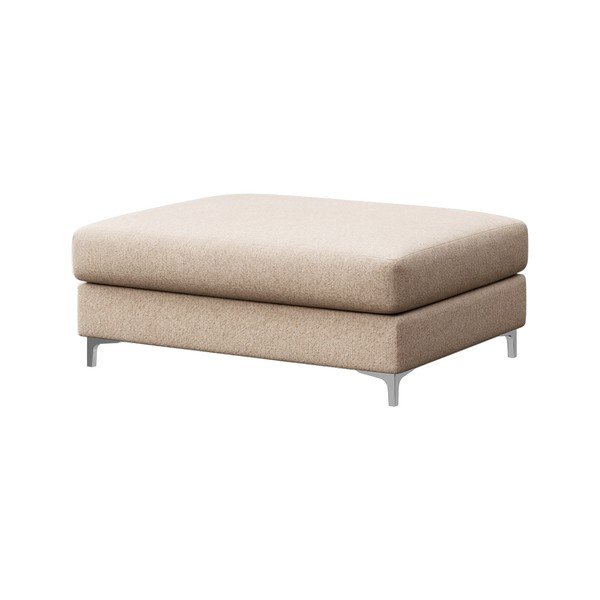 Smėlio spalvos iš boucle taburetė Rene – Rodier-image-2