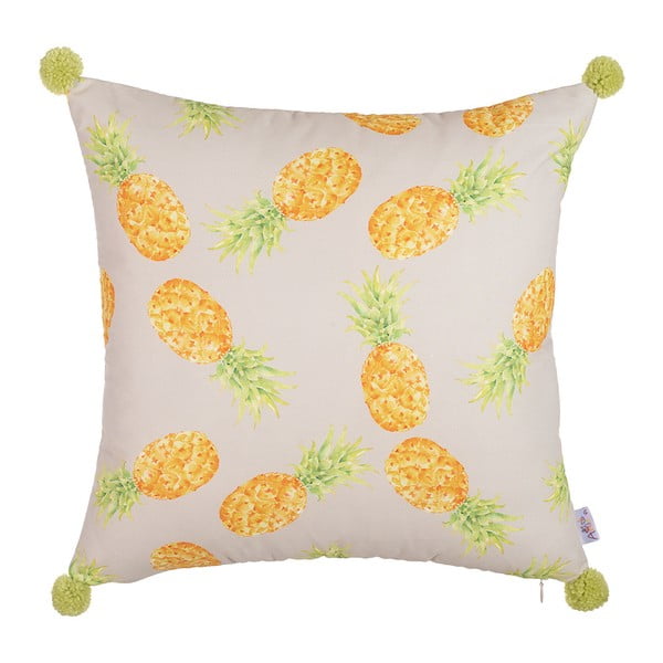 "Pillowcase Mike & Co. NEW YORK Plaukiojantis ananasas, 43 x 43 cm
