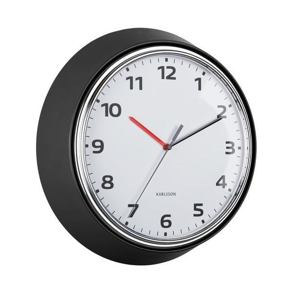 Sieninis laikrodis ø 34 cm Modern Retro – Karlsson-image-2