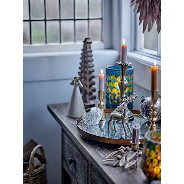 Iš stiklo dekoratyvinis padėklas ø 35 cm Glacier – Bloomingville-image-1