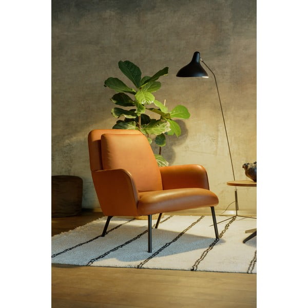 Konjako rudos spalvos krėslas Oliver – Sits-image-1