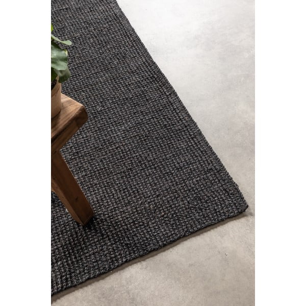 Kilimas iš džiuto juodos spalvos 160x230 cm Bouclé – Hanse Home-image-4