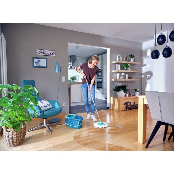 Rotacinė šluota su kibiru ir grindų valikliu Rotation Disc Ergo - LEIFHEIT-image-1