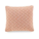 Koralų oranžinės spalvos pagalvėlės užvalkalas Euromant Agave, 45 x 45 cm