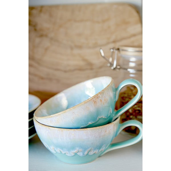 Iš akmens masės puodelis mėlynos spalvos/turkio spalvos 200 ml Taormina – Casafina-image-2