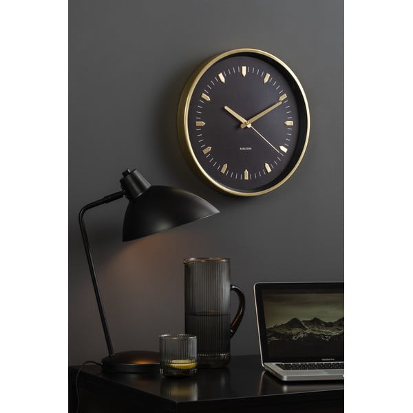 Sieninis laikrodis ø 35 cm Arrow Batons – Karlsson-image-2