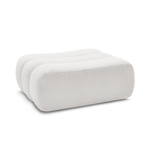 Baltos spalvos taburetė iš boucle Azra – Bobochic Paris-image-2