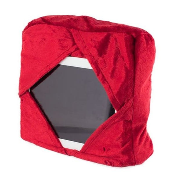 Raudona daugiafunkcinė pagalvė su "iPad" laikikliu InnovaGoods