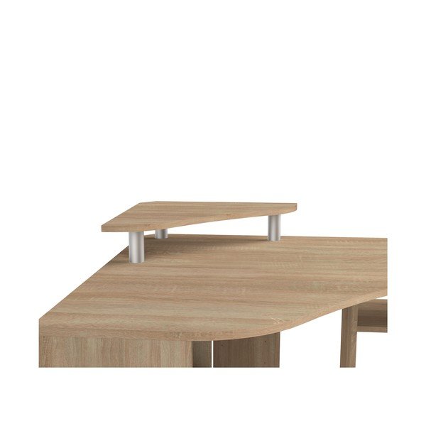 Rudas kampinis darbo stalas TemaHome Corner-image-2