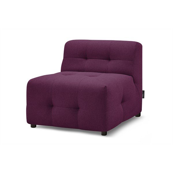 Tamsiai violetinės spalvos sofos modulis Kleber - Bobochic Paris-image-3