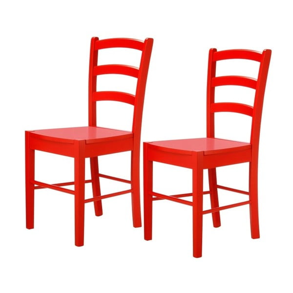 2 raudonų kėdžių rinkinys Støraa Trento Quer