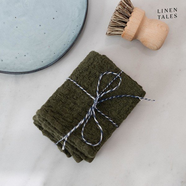 2 lininiai rankšluosčiai, 26x26 cm - Linen Tales-image-4