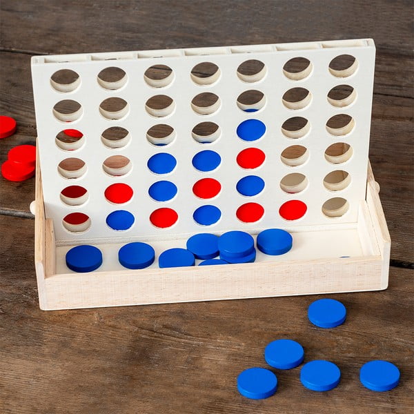 Kryžiukų nuliukų žaidimas Four in a Row game set – Rex London-image-1
