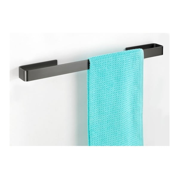 Antracito pilkos spalvos sieninis rankšluosčių laikiklis Wenko Montella, 61 cm ilgio-image-2