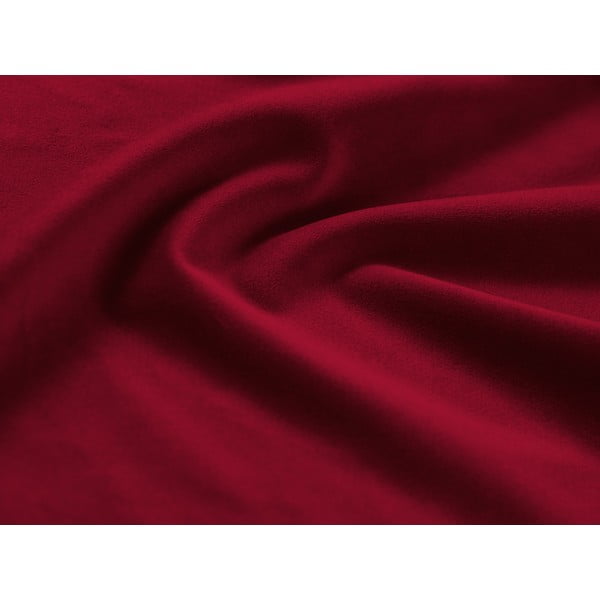 Raudonos spalvos iš velveto sulankstoma/su sandėliavimo vieta sofa 235 cm Kyoto – Cosmopolitan Design-image-4