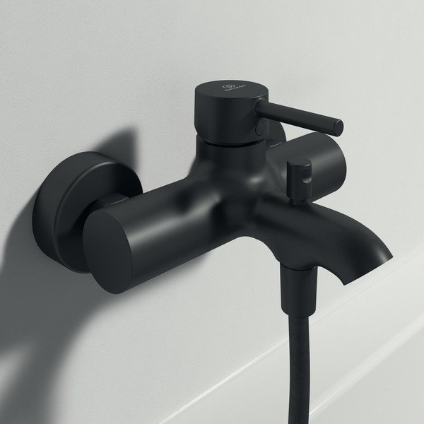 Voniai/prie sienos čiaupas matinės juodos spalvos Silk Black – Ideal Standard-image-1