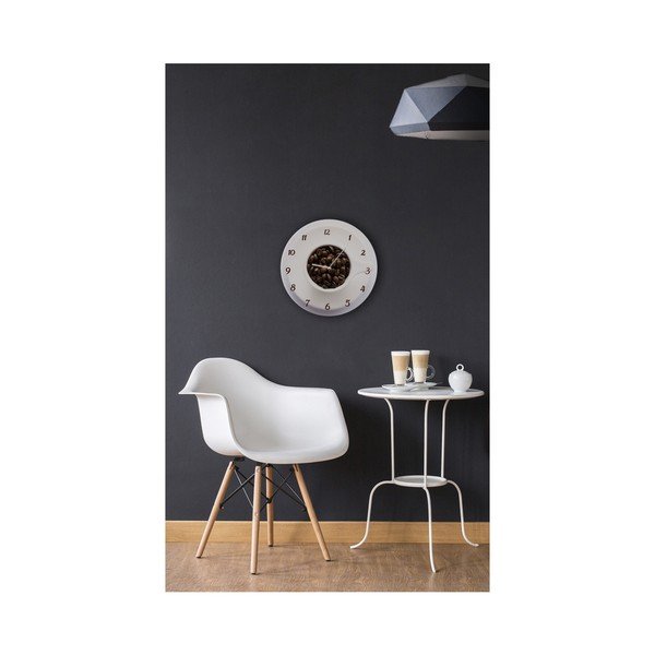 Sieninis laikrodis Styler Stiklinis laikrodžio puodelis, ⌀ 30 cm-image-2