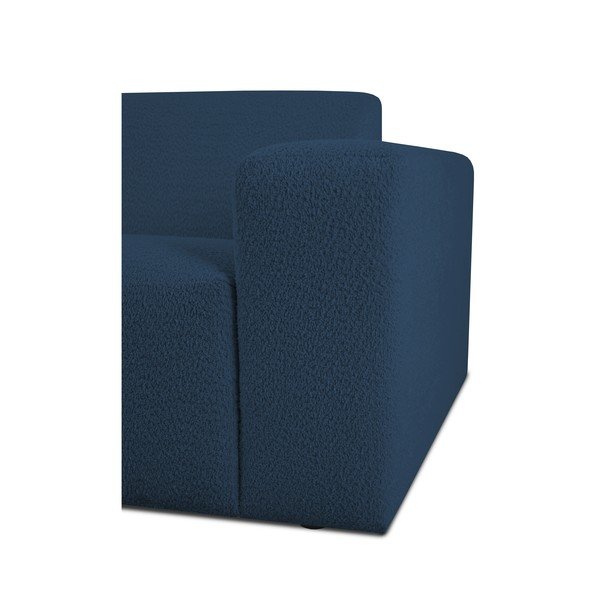 Iš boucle sofa tamsiai mėlynos spalvos 228 cm Roxy – Scandic-image-3