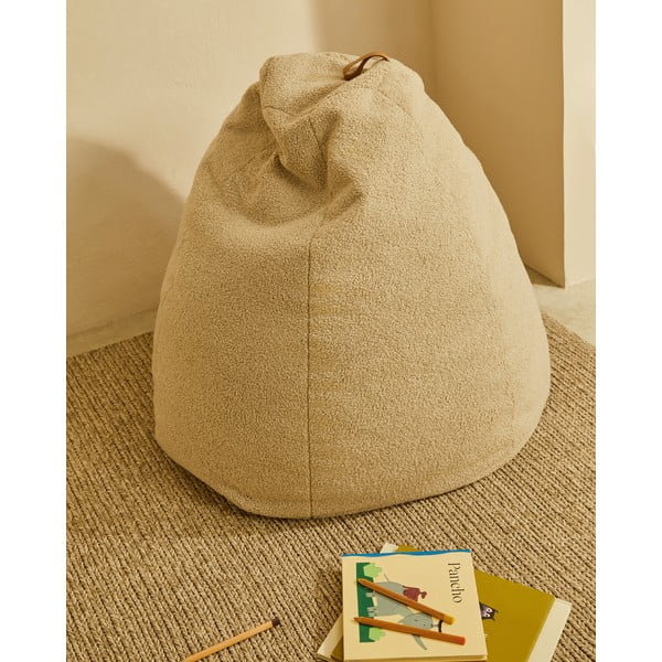 Smėlio spalvos sėdmaišis Vicka – Kave Home-image-1