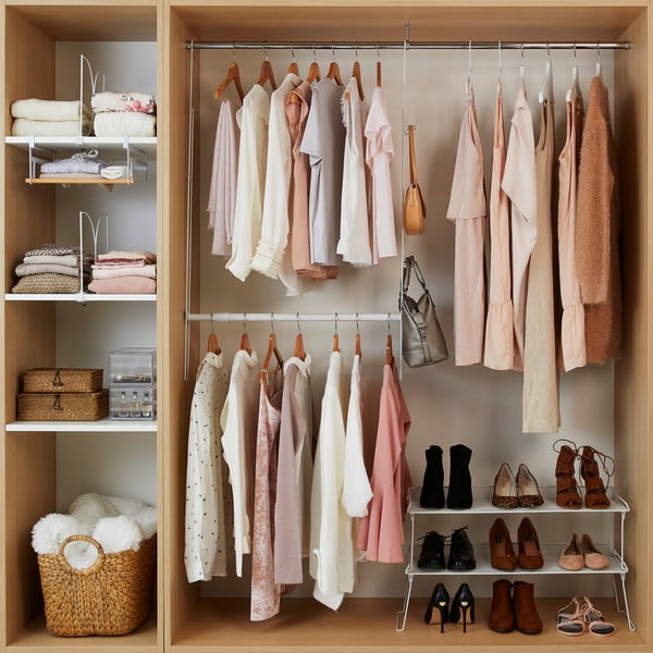 2 kopetėlių ir išskleidžiamojo drabužių stovo rinkinys Compactor Muro-image-2