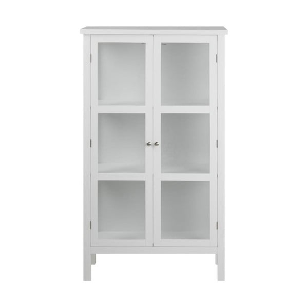 Balta dviejų durų vitrina Actona Eton, aukštis 136,5 cm