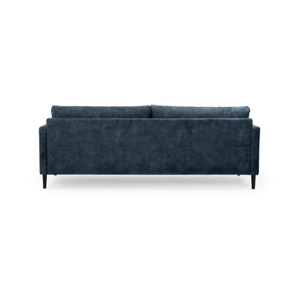 Tamsiai mėlyna aksominė sofa Scandic Adagio, 220 cm pločio-image-3