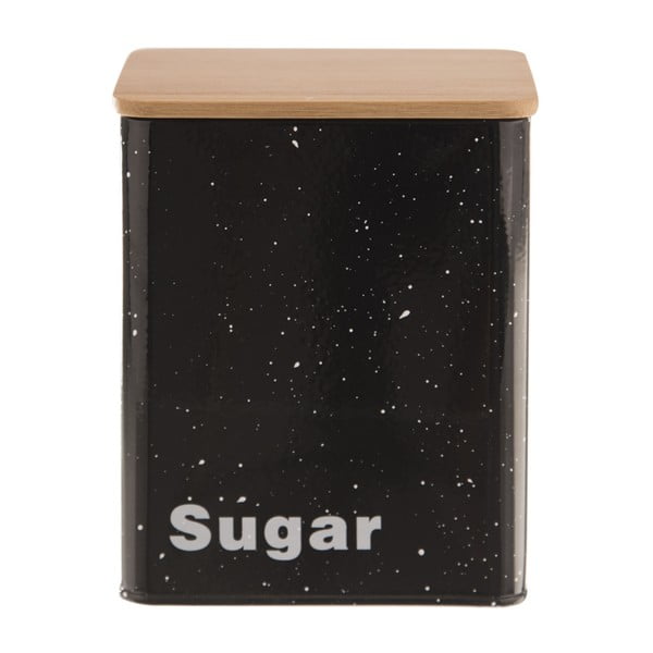 Skardinė cukrinė su mediniu dangteliu "Orion Sugar Marble