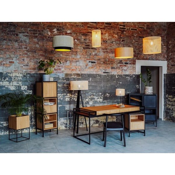 Juoda ąžuolinė knygų spinta 88x60 cm Skap - CustomForm-image-1