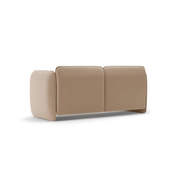 Rudos spalvos sofa iš velveto 168 cm Georgia – Micadoni -image-3
