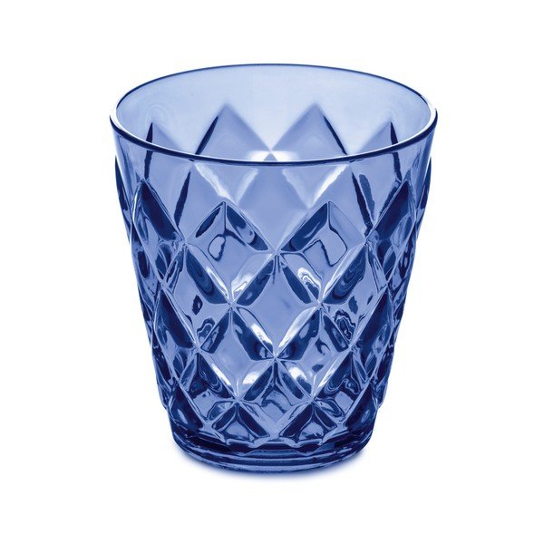 Mėlyna plastikinė stiklinė "Tantitoni Crystal", 200 ml