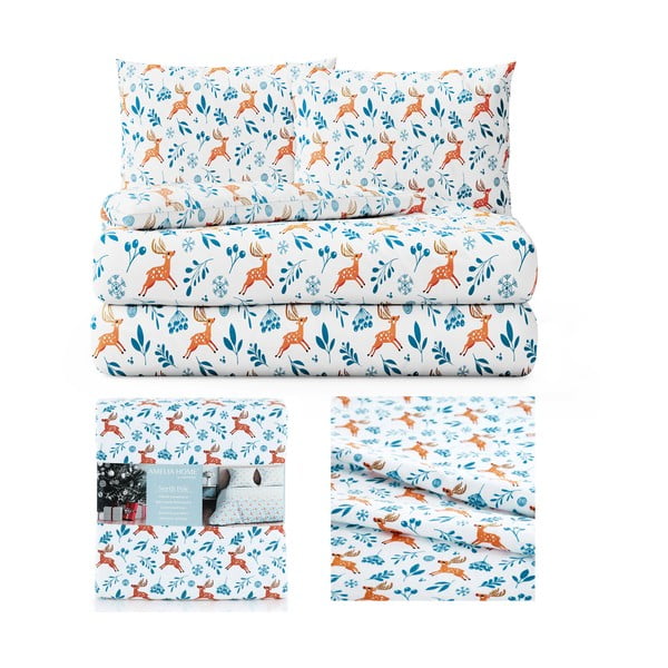 Dvigulė flanelinė patalynė AmeliaHome Snuggy Northpole, 200 x 200 cm-image-2