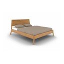 Dvigulė lova iš ąžuolo masyvo natūralios spalvos 160x200 cm Twig – The Beds
