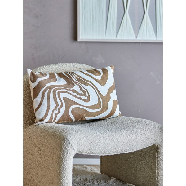 Iš medvilnės dekoratyvinė pagalvėlė 35x60 cm Aba – Bloomingville-image-1