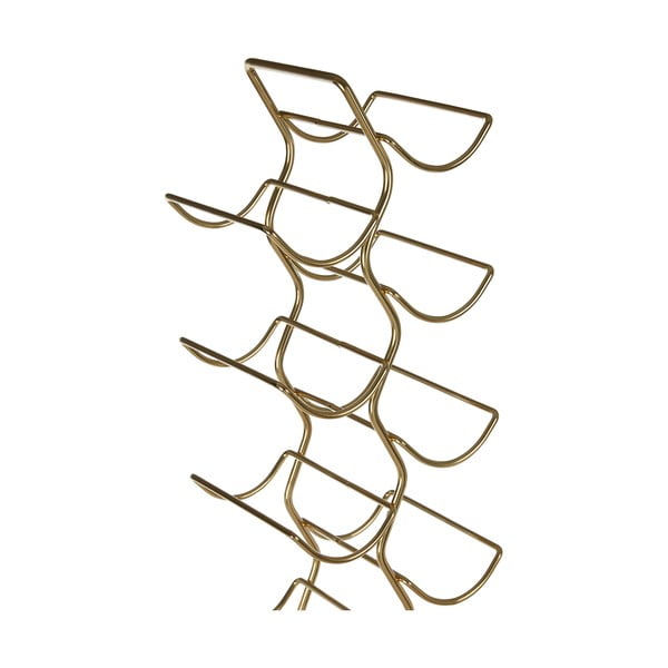 Iš metalo vyno lentyna auksinės spalvos butelių skaičius 12 Wren – Premier Housewares-image-2