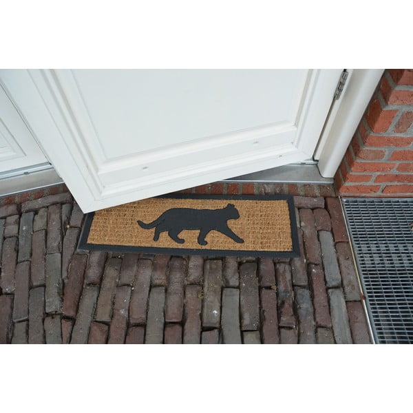Kurių pluošto kilimėlis Esschert Design Cat, 25 x 75 cm-image-1