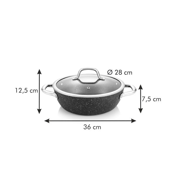 Keptuvė su dangčiu ø 28 cm President - Tescoma-image-3