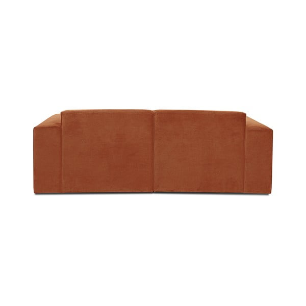 Oranžinė aksominė sofa Scandic Sting-image-3