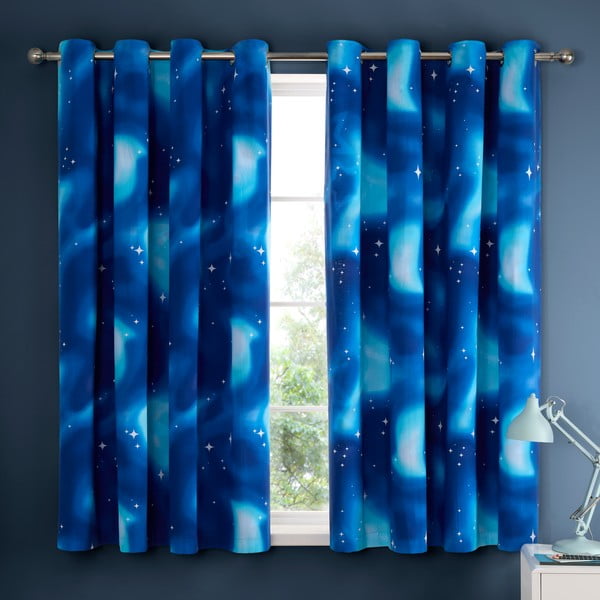 Vaikiškos užuolaidos 2 vnt. 168x183 cm Ombre Stars – Catherine Lansfield-image-2