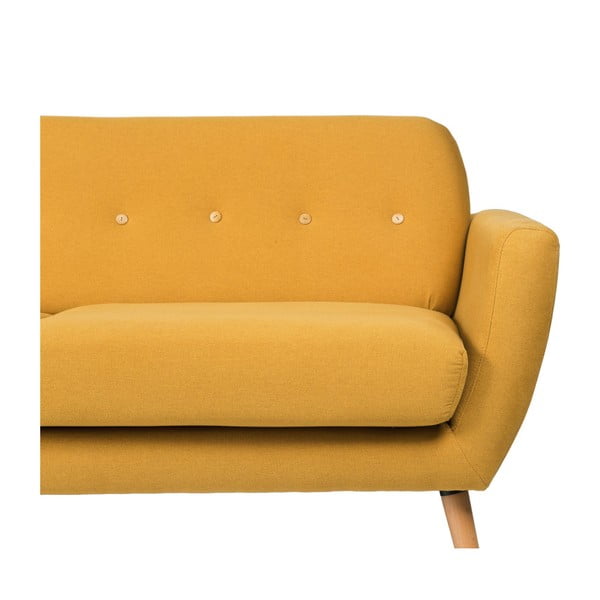 Geltonos spalvos sofa Sømcasa Tokyo-image-3